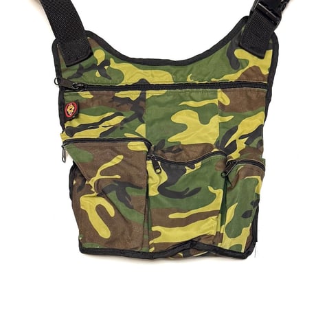 【USED】90's XS BAGGAGE TACTICAL CAMO BODY BAG