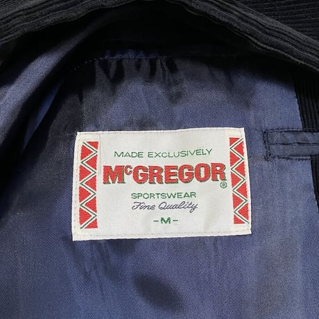 【USED】00'S MCGREGOR CORDUROY JACKET