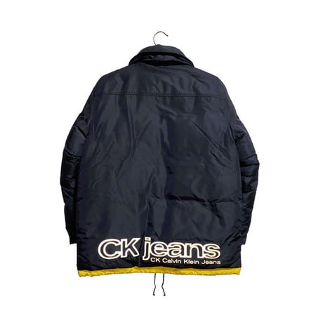 【USED】90'S CK CALVIN KLEIN JEANS PADDED NYLON JACKET