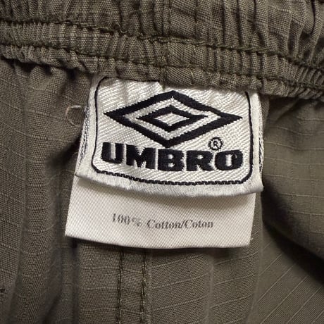 【USED】00's UMBRO One-Side Cargo Pocket Shorts