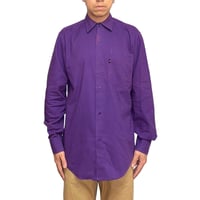 【USED】90's agnès b. homme PURPLE SHIRT