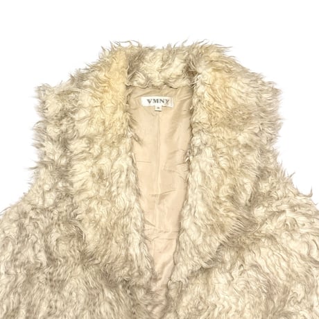 【USED】00's VMNY Faux Fur Shaggy Vest