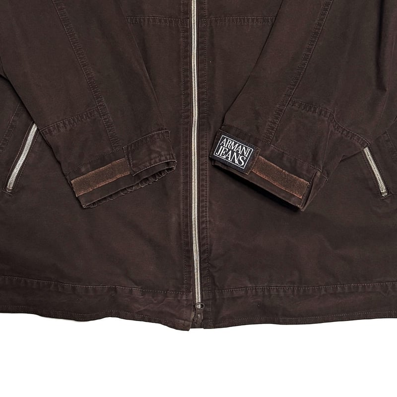USED】90's ARMANI JEANS Oversized Cotton Hooded