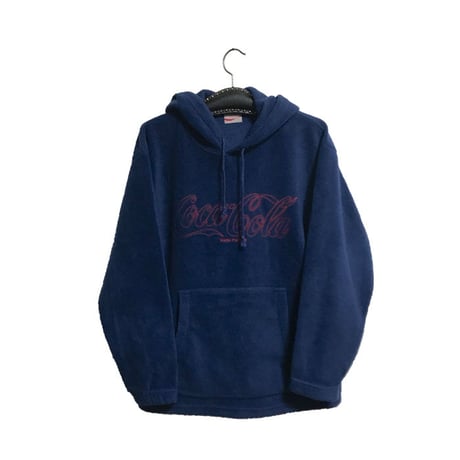 【USED】90'S COCA-COLA FLEECE HOODIE