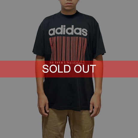 【USED】90'S ADIDAS NO SWEAT NO VICTORY T-SHIRT