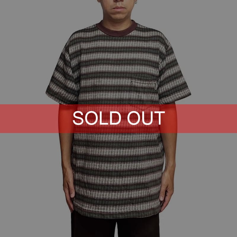 USED】80's-90's OLD STUSSY JACQUARD BORDER POCK USED】80's-90's OLD STUSSY JACQUARD BORDER POCK