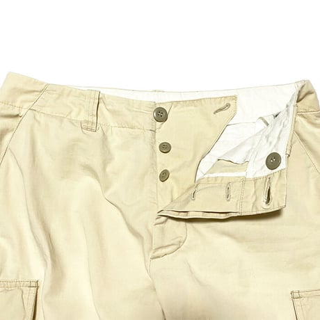 【USED】HELMUT LANG 1999 CARGO TROUSERS LIGHT BEIGE