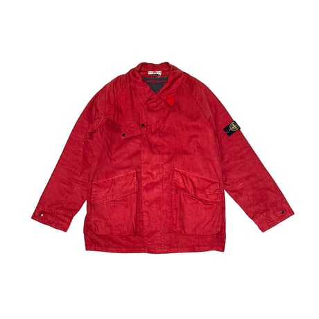【USED】STONE ISLAND by Paul Harvey 2004AW HEMP × NYLON JACKET with LINER