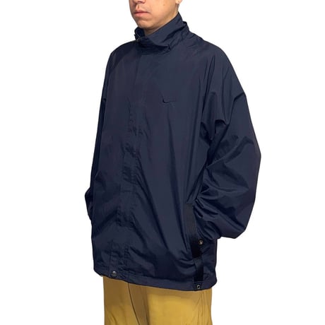 【USED】90's Bootleg NIKE PREMIER Strap Detail Jacket Navy
