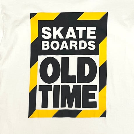 【USED】00's SKATE BOARDS OLD TIME T-SHIRT
