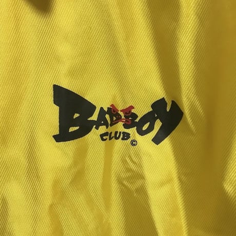 【USED】90'S  BAD BOY CLUB COACH JACKET YELLOW