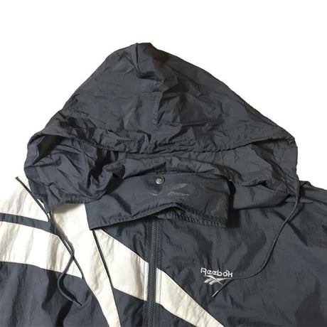 【USED】90'S REEBOK NYLON JACKET GLEY
