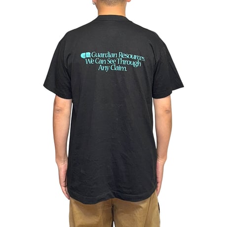 【USED】90's Guardian Resources. HEAD X-RAY T-SHIRT