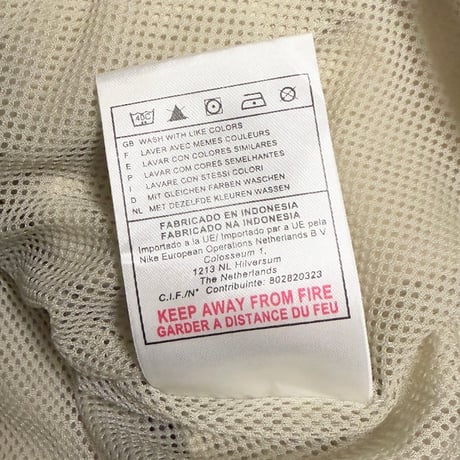 【USED】00's EURO NIKE LIGHT SHELL JACKET BEIGE