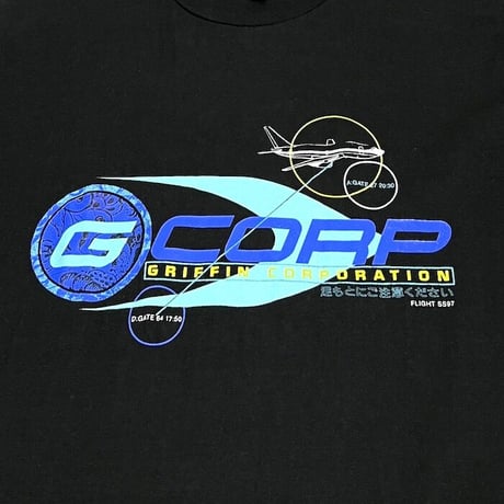 【USED】90'S GRIFFIN CORPORATION T-SHIRT