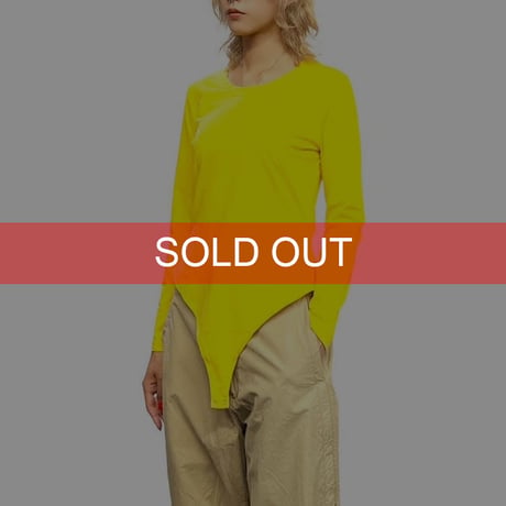 【USED】80'S ESCADA MARGARETHA LEY BODYSUIT YELLOW
