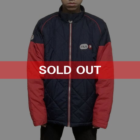 【USED】90'S FILA  QUILTING JACKET