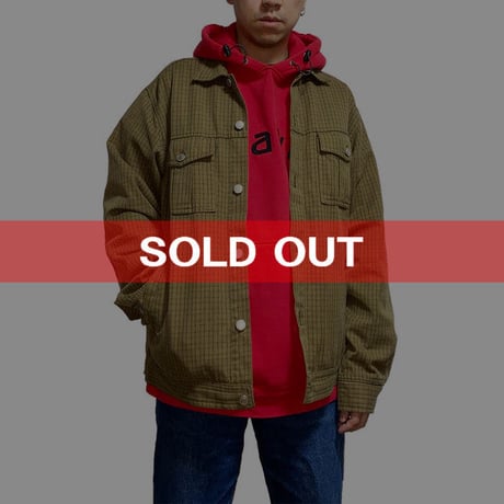 【USED】90'S  OLD STUSSY COTTON JACKET