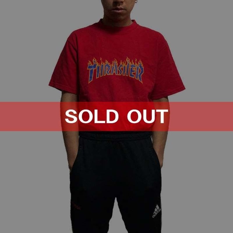 USED】00'S THRASHER FIRE LOGO T-SHIRT | KONBINI USED】00'S THRASHER FIRE LOGO T-SHIRT | KONBINI