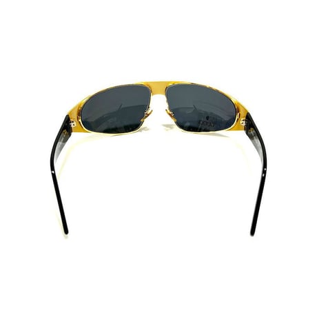 【DEAD STOCK】VINTAGE GUCCI SUNGLASSES BLACK × GOLD