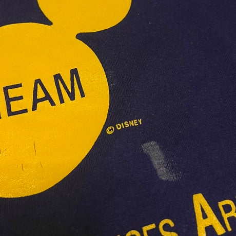 【USED】80's DISNEY RESORT EXPERIENCES ARE MAGIC DREAM TEAM T-SHIRT