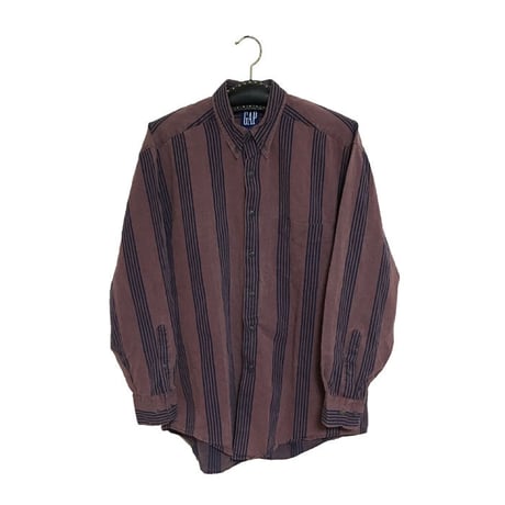【USED】90'S GAP STRIPE SHIRT