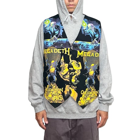 【DEAD STOCK】90's MEGADETH OXIDATION OF THE NATIONS GILET