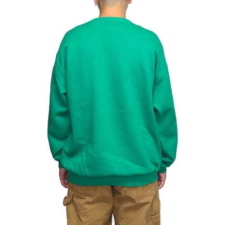 【USED】90's UNITED COLORS OF BENETTON SWEATSHIRT EMERALD GREEN