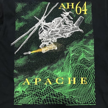 【USED】90'S AH-64 APACHE T-SHIRT