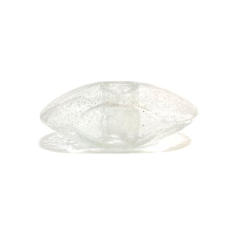 【USED】VINTAGE GLASS DOUNUT FLOWER VASE