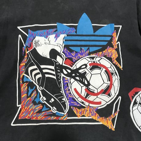【USED】90'S ADIDAS SOCCER T-SHIRT