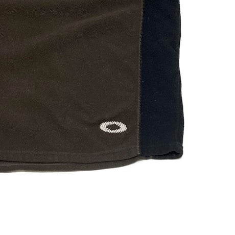【USED】00'S OAKLEY SOFTWARE FLEECE TOP DARK BROWN