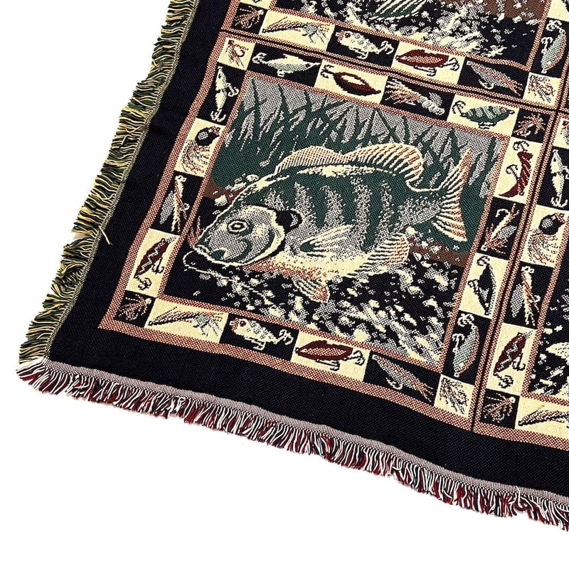 USED】90's Goodwin Weavers FISHING BITE COTTON