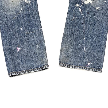 【USED】90'S OLD DIESEL CRUSH DENIM PANTS MADE IN ITALY