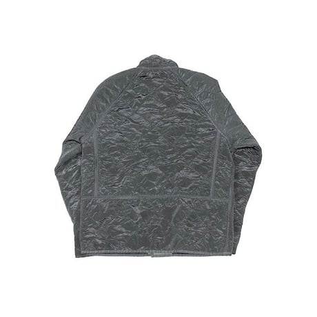 【USED】STONE ISLAND 2005AW DARK GREY NYLON METAL QUILTED JACKET