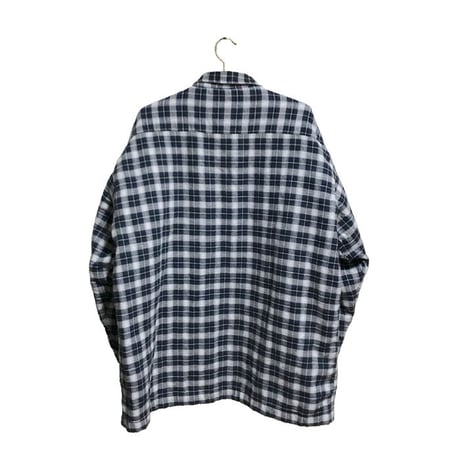 【USED】OVERSIZED CHECK SHIRT JACKET
