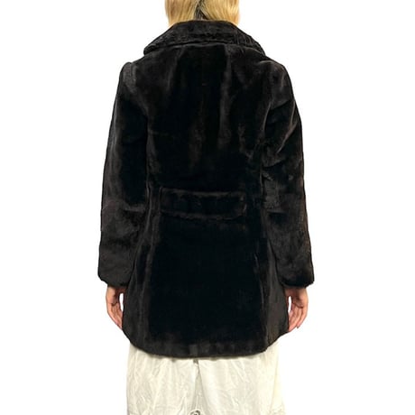 【USED】80'S FAUX FUR JACKET COAT