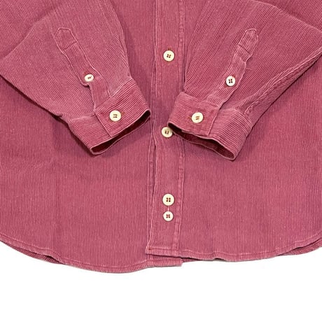 【USED】90'S ARMANI JEANS RAYON CORDUROY B.D.SHIRT