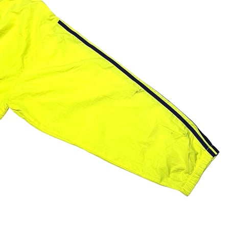 【USED】90'S adidas  NEON YELLOW PULLOVER HOODED JACKET