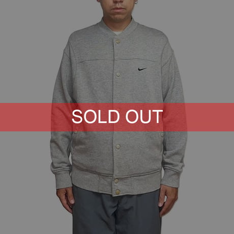 【USED】00's NIKE SNAP BUTTON SWEAT BLOUSON