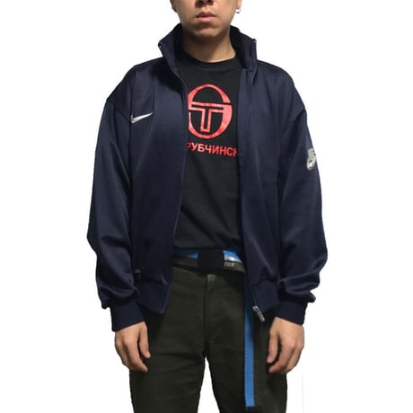 【USED】90'S NIKE SWOOSH DESIGN TRACK JACKET