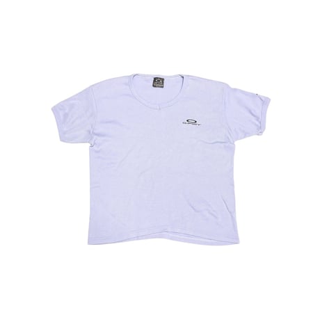 【USED】90's Oakley Genuine Software Ribbed Lavender T-shirt