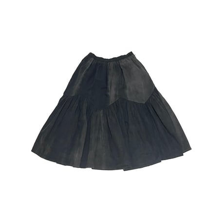 【USED】80s COMME des GARCONS SUN FADE GATHER SKIRT