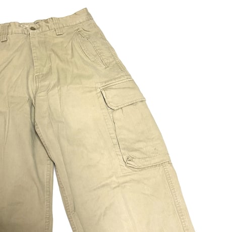 【USED】00's GAP COTTON CARGO PANTS BEIGE