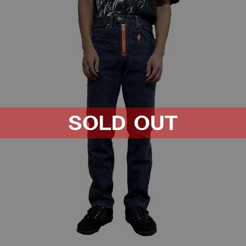 90s W< Denim Pants ① USED】90'S W< DENIM TROUSERS | KONBINI