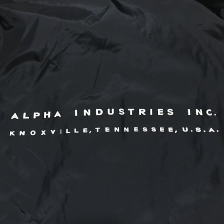 【USED】00'S ALPHA COACH JACKET BLACK