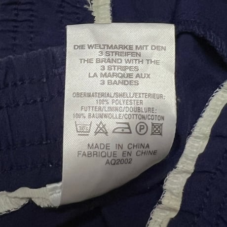 【USED】00's adidas CLIMALITE RUNNING SHORTS NAVY