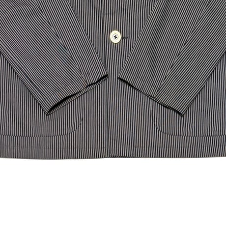 【USED】90's agnès b. homme PARIS STRIPE JACKET with BARTH BUTTON