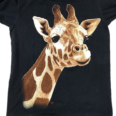 【USED】90'S GIRAFFE T-SHIRT