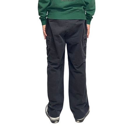 【USED】Dickies Wide Black Cargo pants WG30